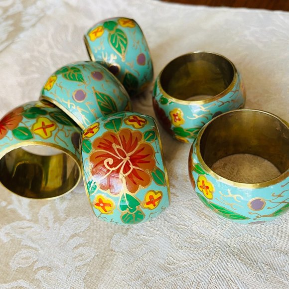 Vintage Dining Vtg Pier One Napkin Rings Poshmark